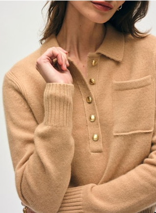 GOLD BUTTON POLO 21609