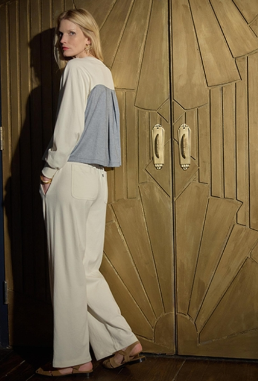 CHAMBRAY PLEATED BACK PA3221