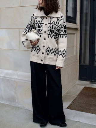 MERINO FAIR ISLE JACKET 21612