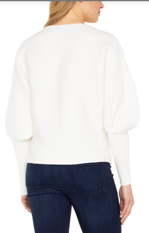 BOAT NECK DOLMAN SWEATER LM8H68SR11