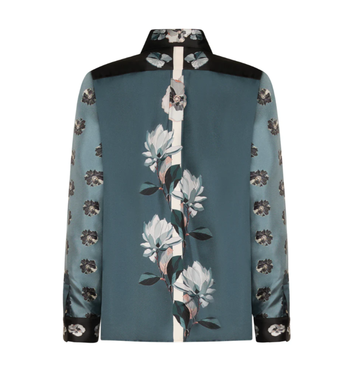 ALOE LONG SLEEVE PATTERN BLOUSE CML11454