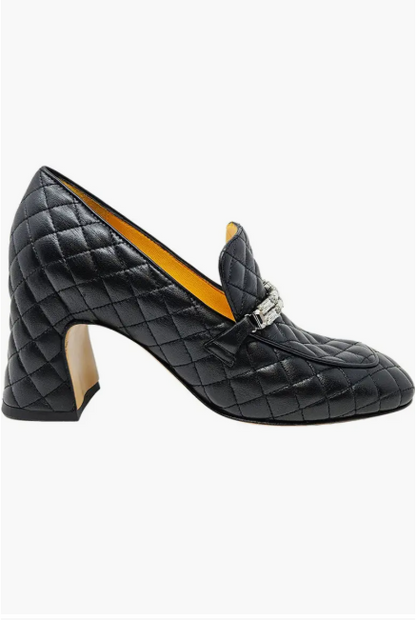 QUILTED JEWEL HEEL MD100