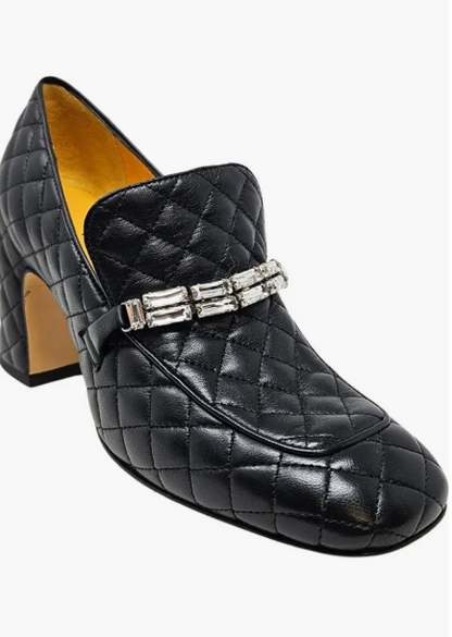 QUILTED JEWEL HEEL MD100
