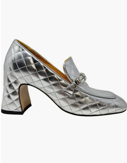 QUILTED JEWEL HEEL MD100