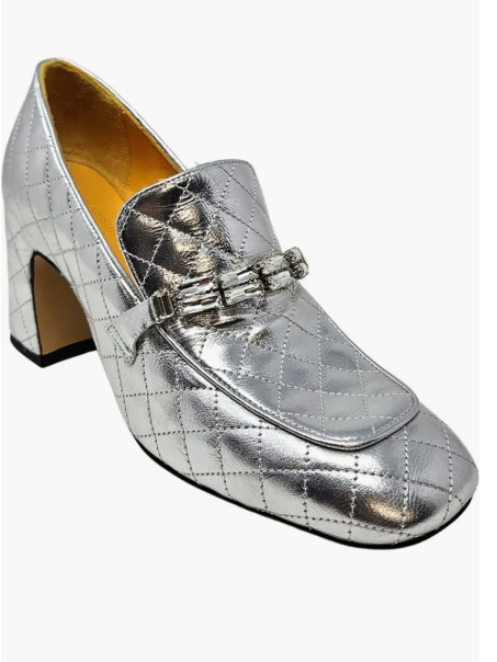 QUILTED JEWEL HEEL MD100