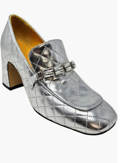 QUILTED JEWEL HEEL MD100