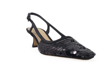 SIVIGLIA SEQUIN KITTEN HEEL