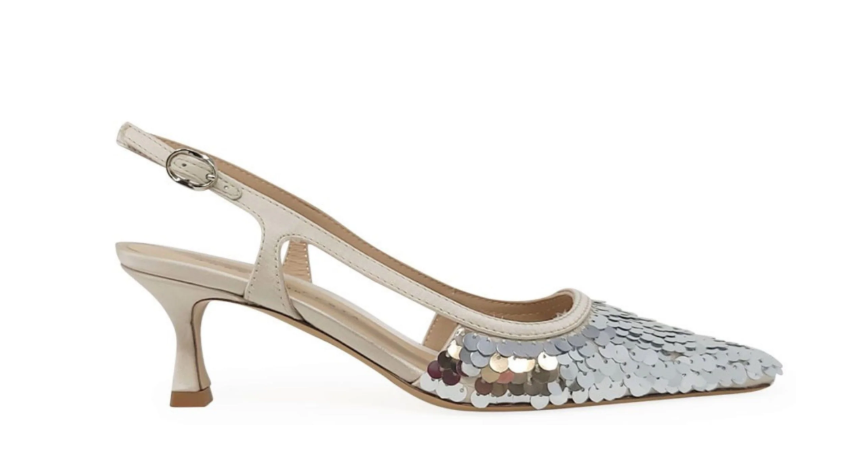 SIVIGLIA SEQUIN KITTEN HEEL