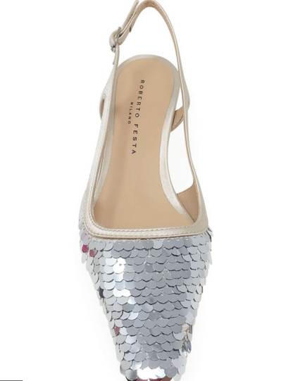 SIVIGLIA SEQUIN KITTEN HEEL
