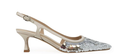 SIVIGLIA SEQUIN KITTEN HEEL