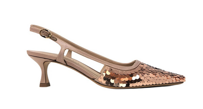 SIVIGLIA SEQUIN KITTEN HEEL