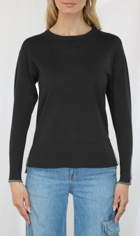 HIGH-LOW CREWNECK  32536FW25