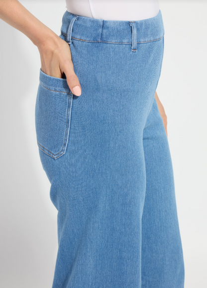 ERIN HI WAIST WIDE LEG DENIM 10-3209