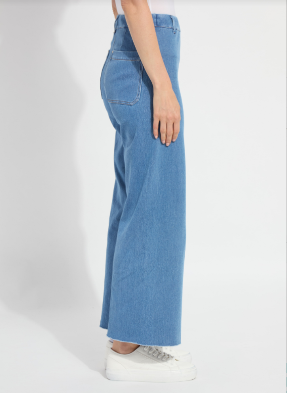 ERIN HI WAIST WIDE LEG DENIM 10-3209