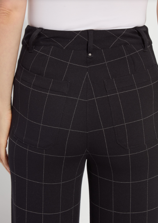 ERIN HI WAIST WIDE LEG PONTE 10-3802