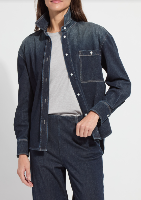 CASSIDY DENIM SHACKET 24-3816