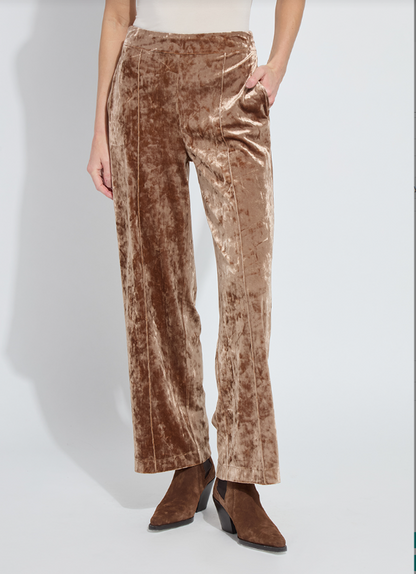 SHAY CRUSHED VELVET PANT 10-3259