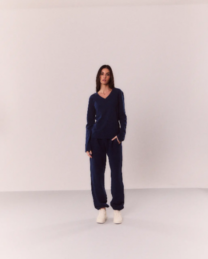 V NECK LONG SLEEVE TEE MT368