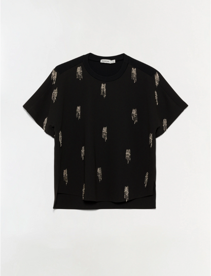 ABELIA S/S EMBELLISHED TEE 625-2135