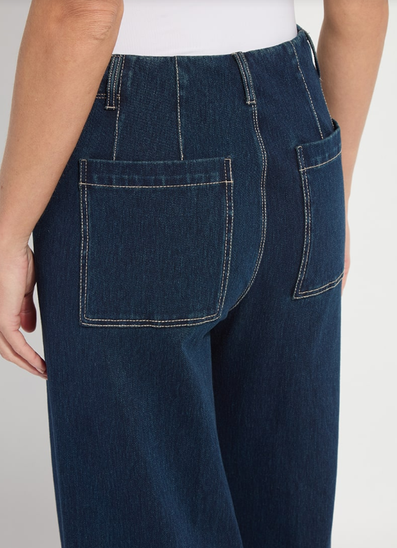 NOVA HI WAIST PINTUCK DENIM 10-3837-M9