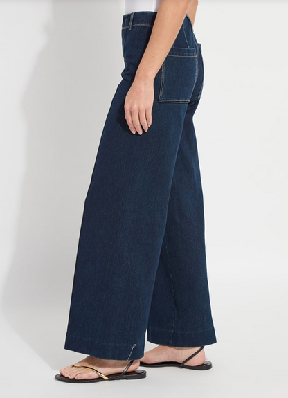 NOVA HI WAIST PINTUCK DENIM 10-3837-M9