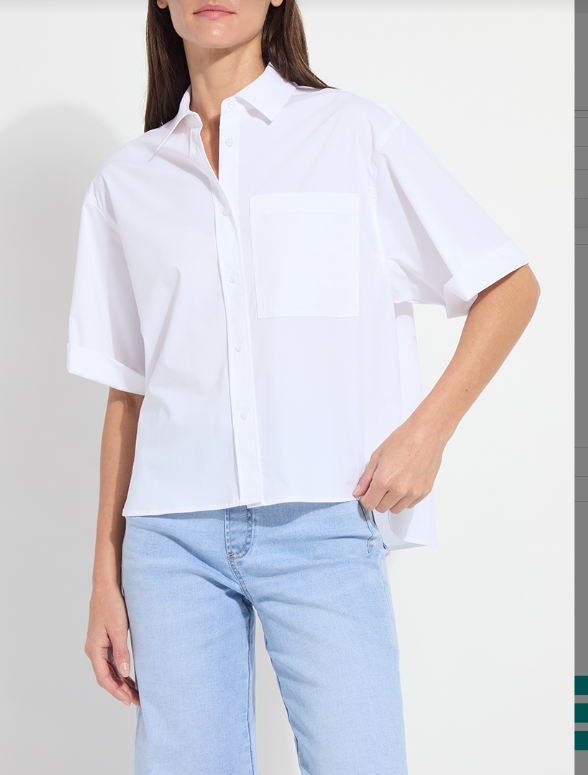 CORINNA OVERSIZED CROPPED SHIRT 21-3836-M4
