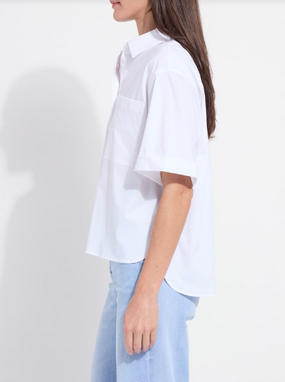 CORINNA OVERSIZED CROPPED SHIRT 21-3836-M4