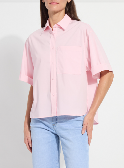 CORINNA OVERSIZED CROPPED SHIRT 21-3836-M4