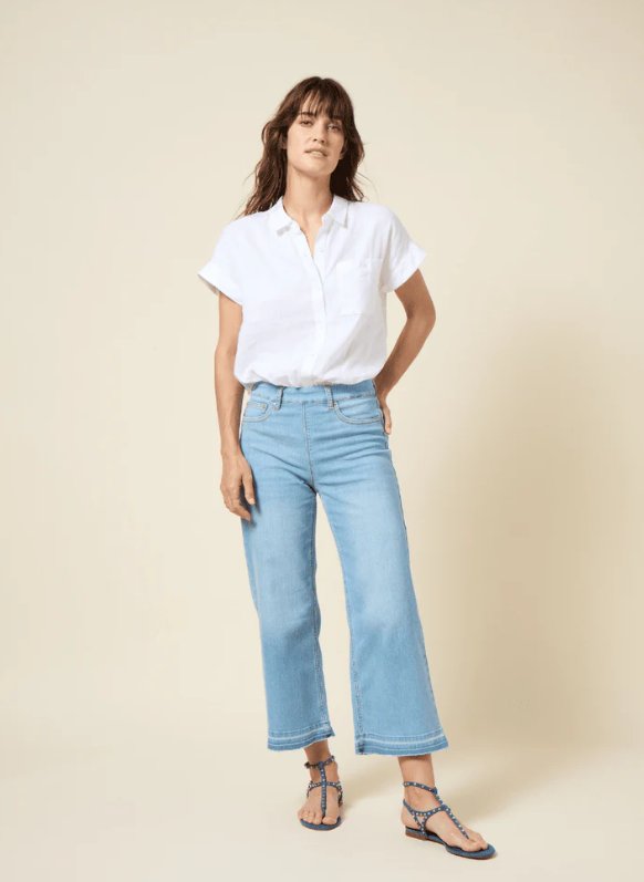 FRANCES WIDE LEG CROP 12-3342