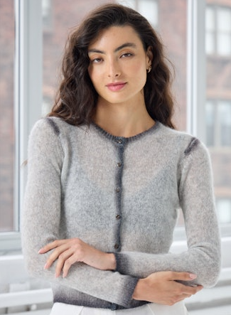 SMUDGE TIP CARDIGAN RSC14560