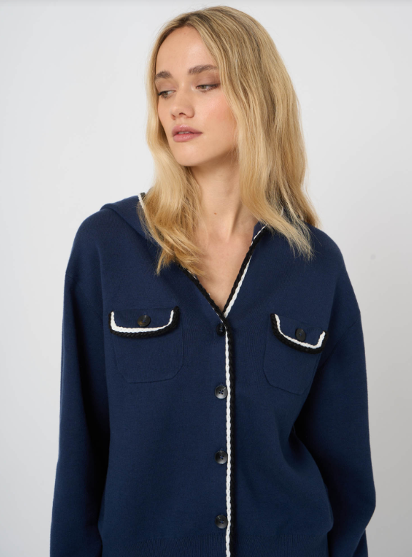 DOUBLE POCKET CARDIGAN 401133