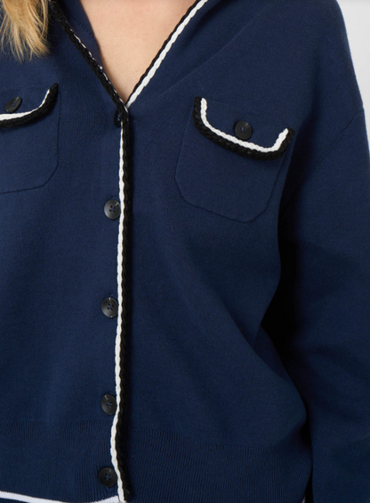 DOUBLE POCKET CARDIGAN 401133