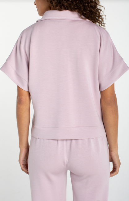 SHORT SLEEVE HALF ZIP LM8K52C9