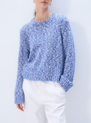 MARLED COTTON CREWNECK 21784