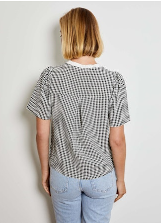 GINGHAM COMBO TEE OPS0712027