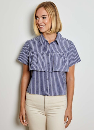 STRIPED BLOUSE OPM0412011