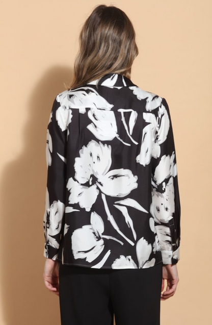 PRINTED SILK TWILL SHIRT 770