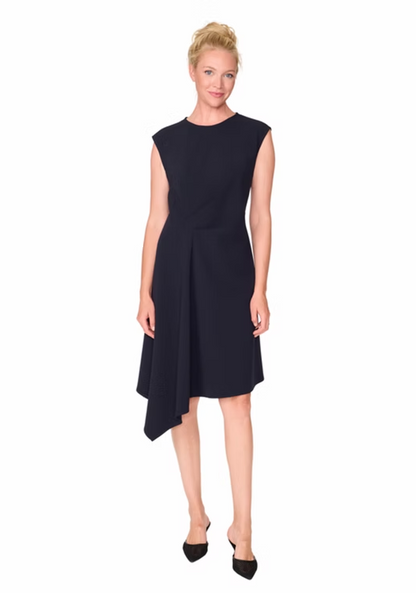 SIDE GATHERED DRESS 9433
