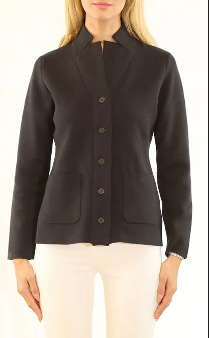 BUTTON FRONT BLAZER JACKET JK12606