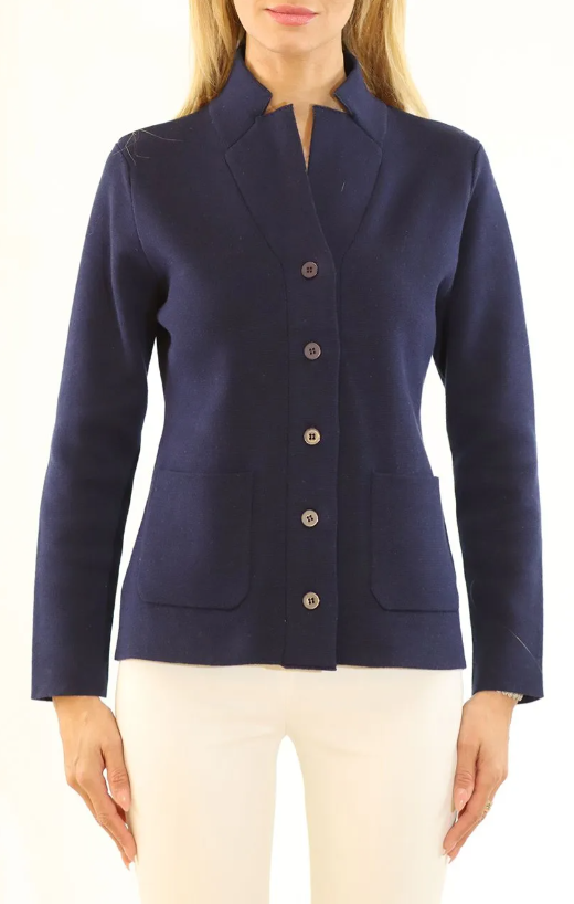 BUTTON FRONT BLAZER JACKET JK12606