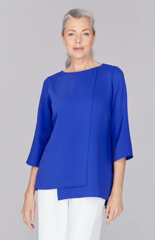 CREPE LAYERED FRONT TUNIC TU255LX