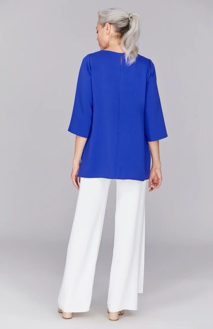 CREPE LAYERED FRONT TUNIC TU255LX