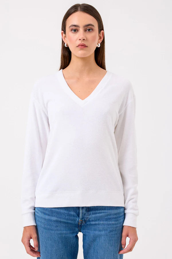DEEP V LONG SLEEVE SWEATSHIRT 26570
