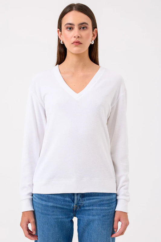 DEEP V LONG SLEEVE SWEATSHIRT 26570