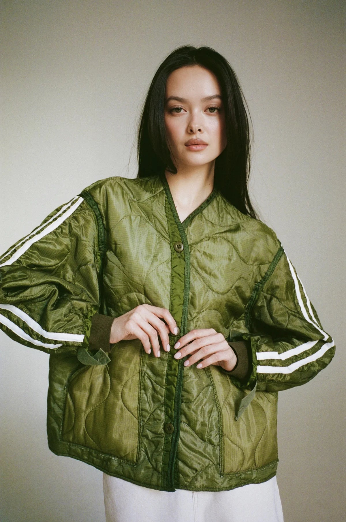 MILITARY LINER TRACK JACKET