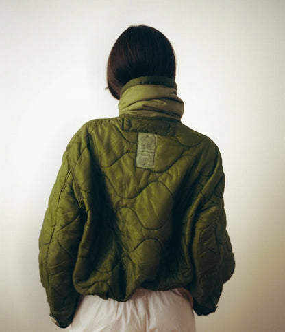 MILITARY LINER FUNNEL NECK JACKET