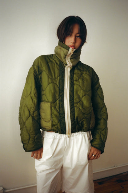 MILITARY LINER FUNNEL NECK JACKET