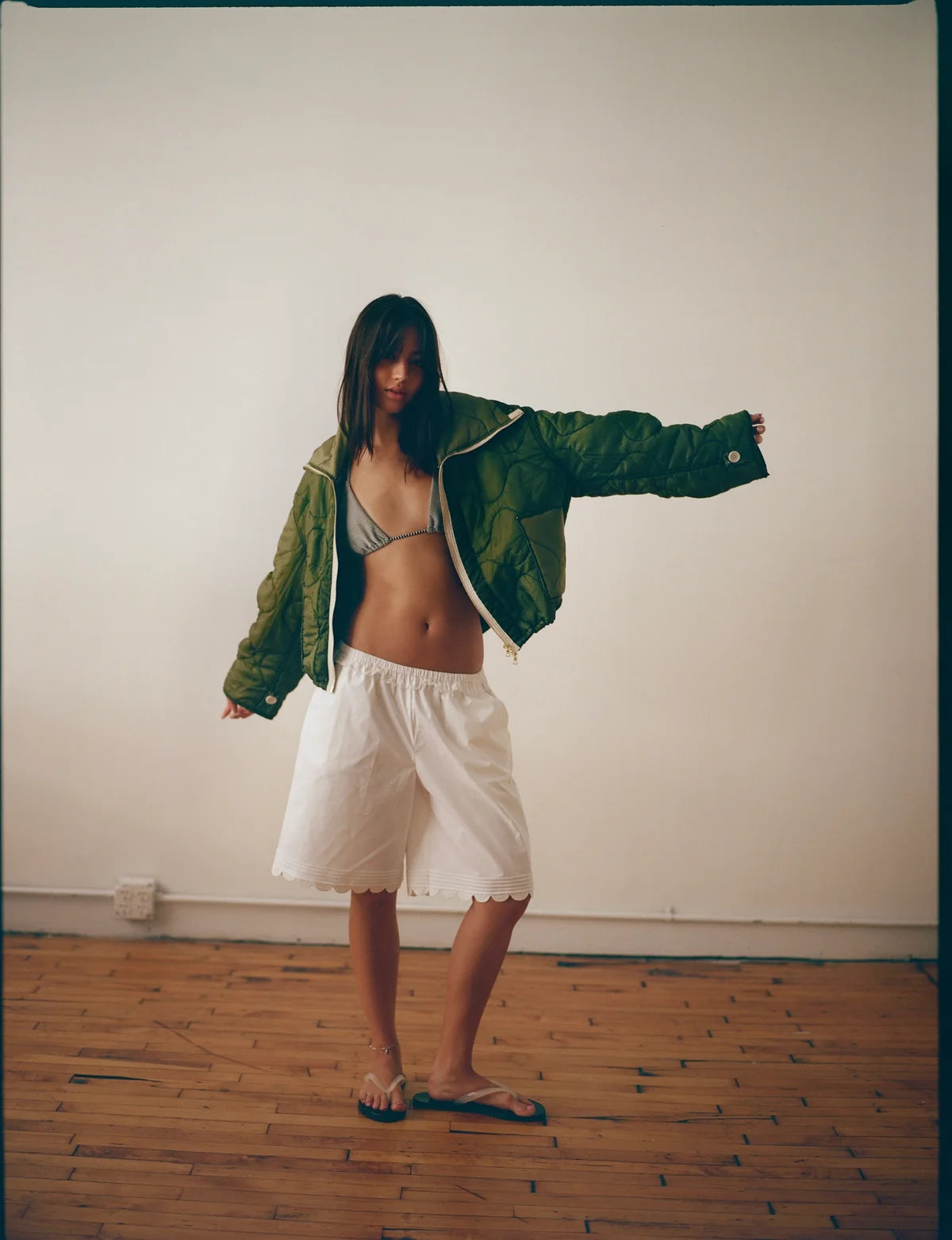 MILITARY LINER TRACK JACKET