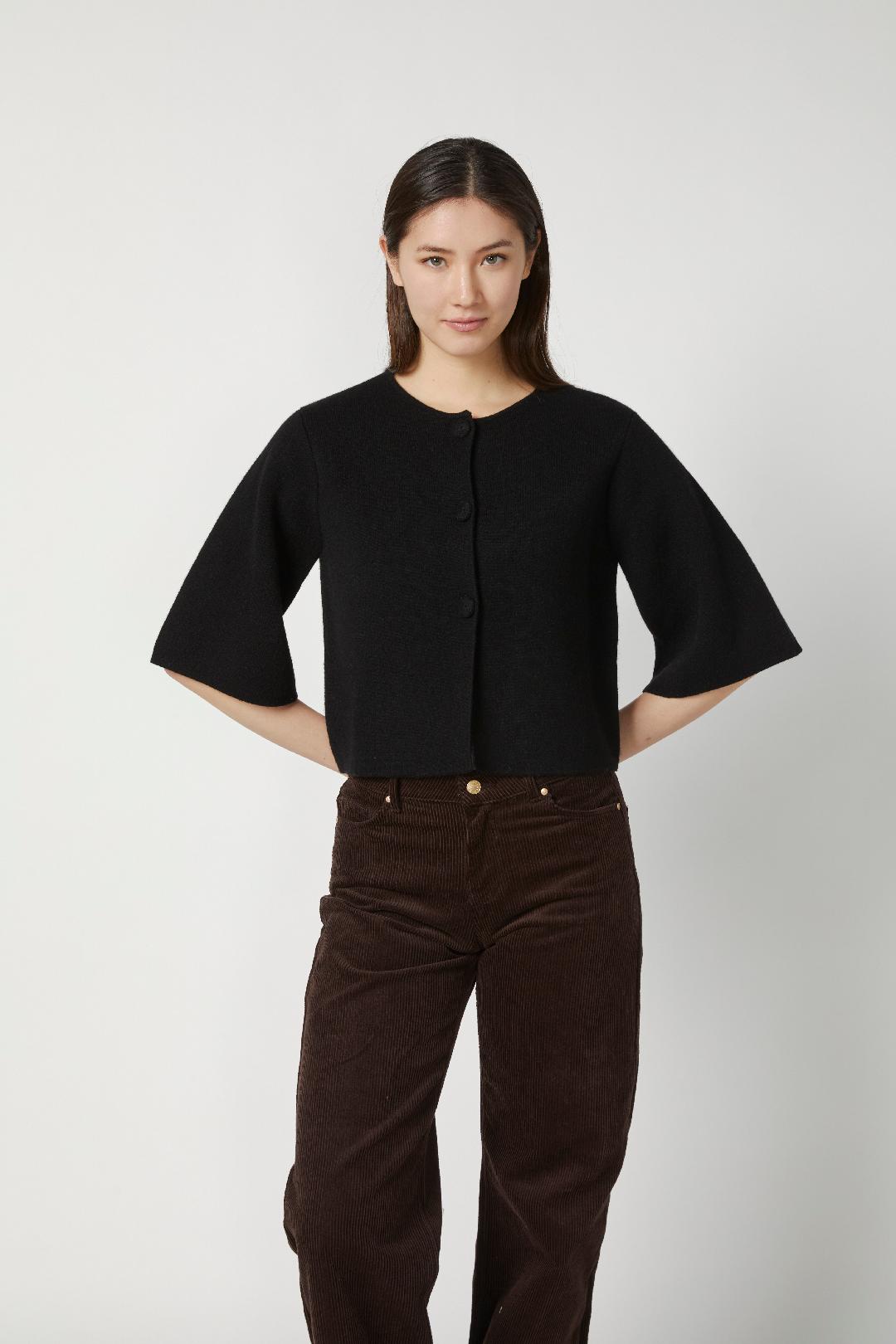 CROPPED SWING CARDIGAN  Y7090