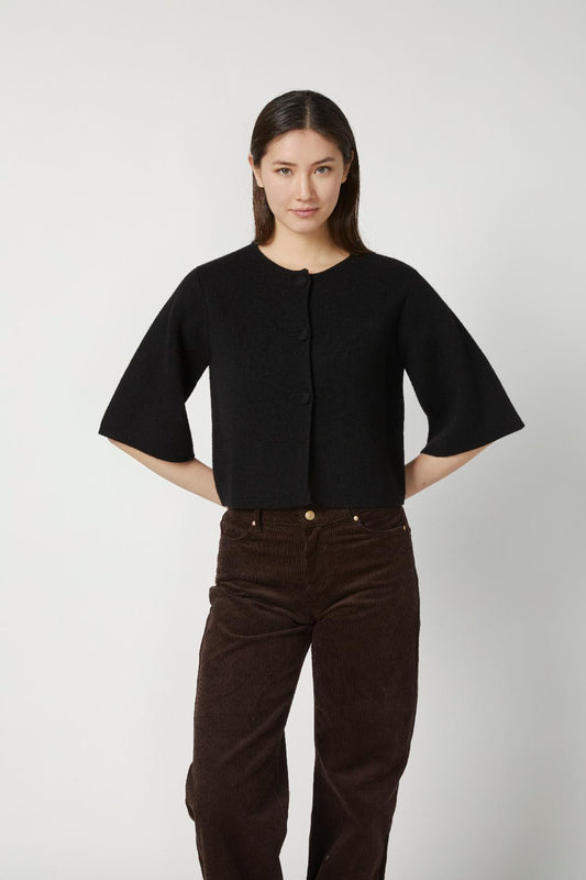 CROPPED SWING CARDIGAN  Y7090